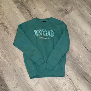 Teal Nassau Bahamas Sweatshirt